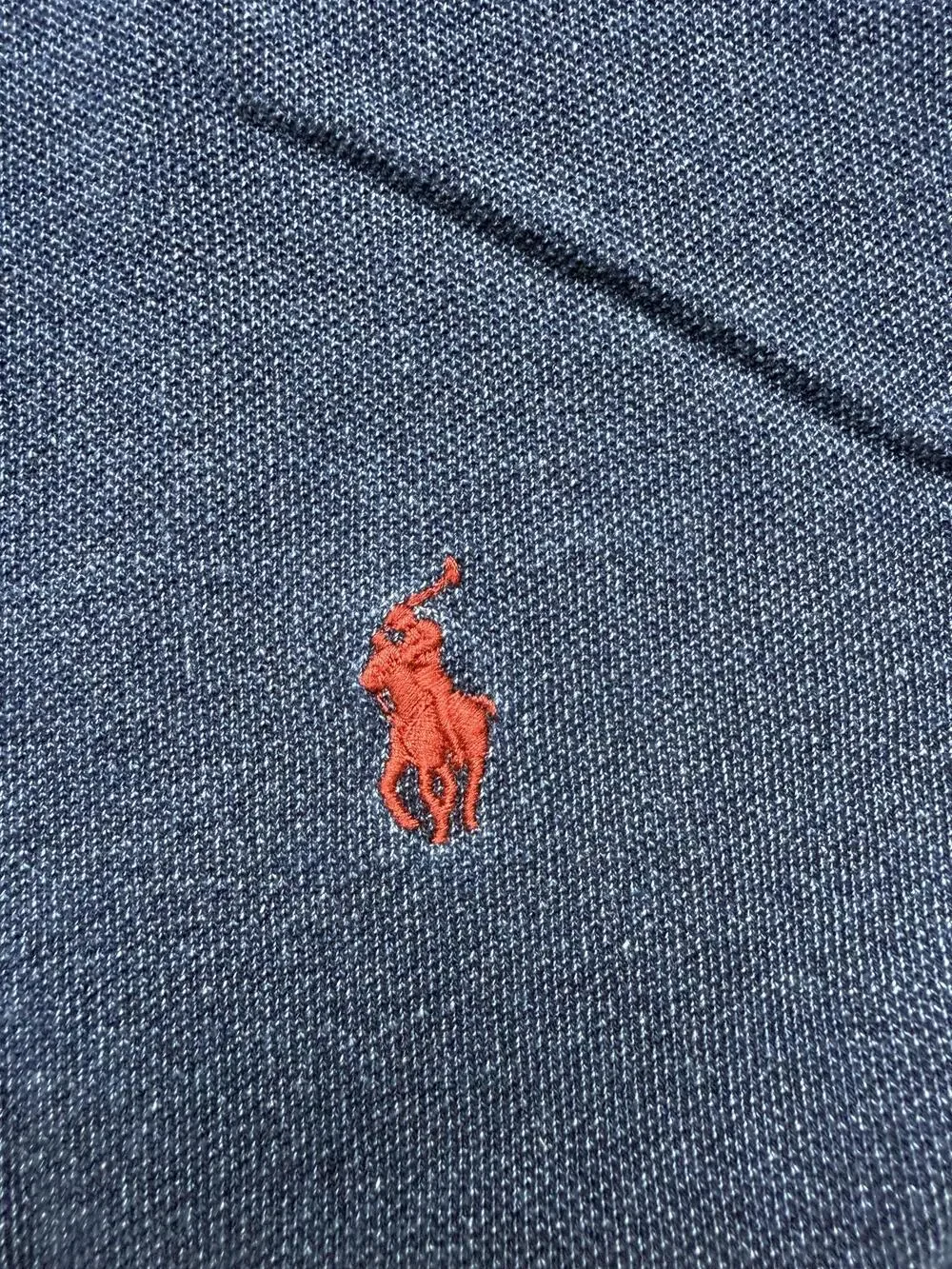 Polo Ralph Lauren Polo Shirt Mens XL Blue Solid Pony Logo Casual Cotton Knit